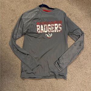 Wisconsin Badgers Gray Long Sleeve Shirt